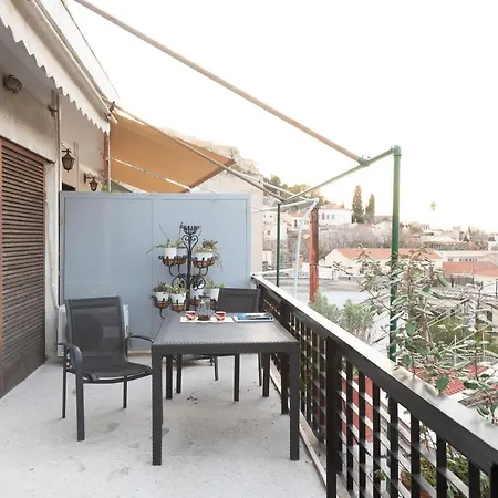 Appartement So - Charming 1bd Flat, Large Terrace, Acropolis View