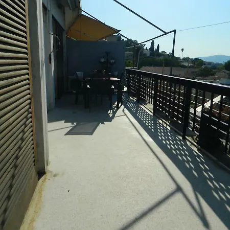 So - Charming 1bd Flat, Large Terrace, Acropolis View Apartman